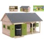 KIDS GLOBE Stáj pro koně se 2 boxy 1:32 DŘEVĚNÁ STAVEBNICE