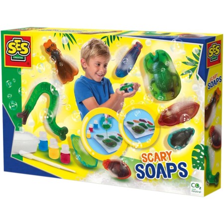 SES CREATIVE Výroba strašidelných mýdel hmyz kreativní set v krabici