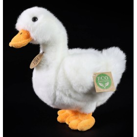 PLYŠ Kachna bílá 24cm Eco-Friendly *PLYŠOVÉ HRAČKY*