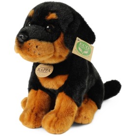 PLYŠ Pes rotvajler sedící 30cm Eco-Friendly *PLYŠOVÉ HRAČKY*