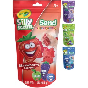 CRAYOLA Písek kinetický ovocný vonící 454g 4 druhy