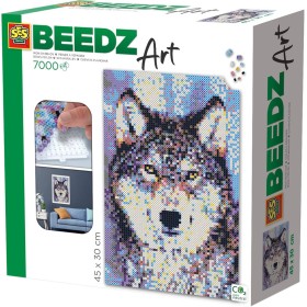 SES CREATIVE Beedz zažehlovací 3D korálky Art vlk 7000ks