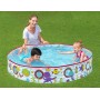 BESTWAY Bazén samonosný nadzemní Moře 152cm kruhový s okénky 55029