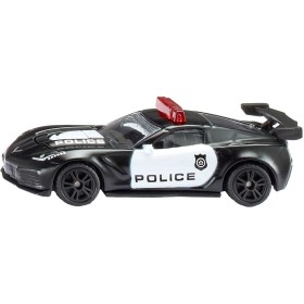 SIKU Auto Chevrolet Corvette ZR1 americká policie model kov