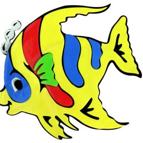 Dekorace Ryba (pěnová samolepící na stěnu, sklo, nábytek apod.)