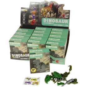 Dinosaurus šroubovací set s nástrojem k sestavení s překvapením 5 druhů