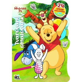 JIRI MODELS Omalovánky tvarované Medvídek Pú