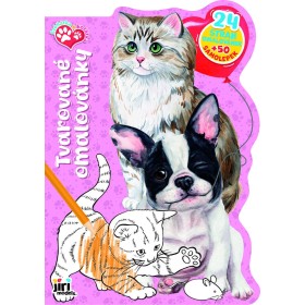 JIRI MODELS Omalovánky tvarované Štěňátka a koťátka