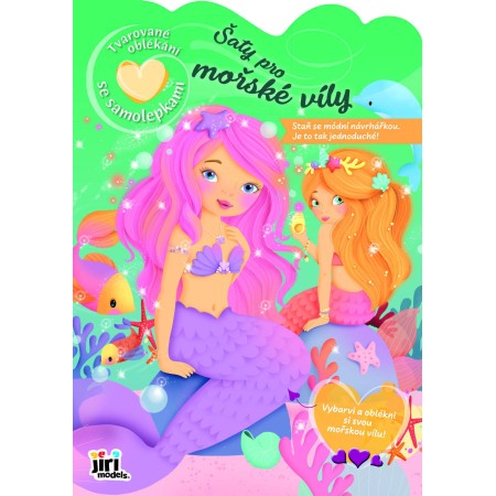 JIRI MODELS Tvarované oblékání se samolepkami Šaty pro mořské víly