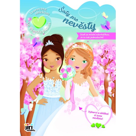 JIRI MODELS Tvarované oblékání se samolepkami Šaty pro nevěsty
