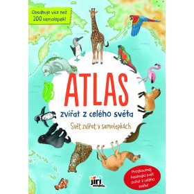 JIRI MODELS Svět zvířat v samolepkách Atlas - Zvířata světa