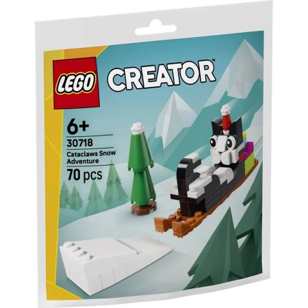 LEGO CREATOR Sněžné dobrodružství s Kočkou Vločkou 30718 STAVEBNICE
