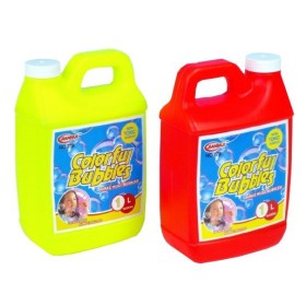 Náhradní náplň do bublifuku 1000 ml (1 litr) plastový kanystr 2 barvy