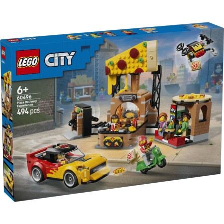 LEGO CITY Rozvoz pizzy a vozidla 60496 STAVEBNICE