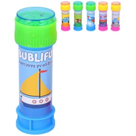 Bublifuk dopravní prostředky 50ml s bludištěm ve víčku 6 druhů