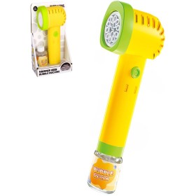 Bublifuk kladivo 90ml dětský bublifukovač set s náplní na baterie