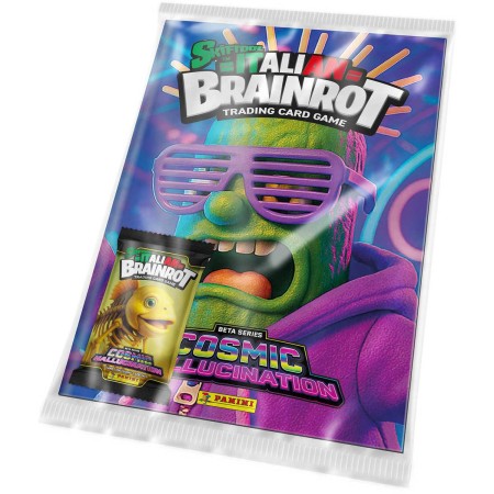 PANINI Italian Brainrot TCG Cosmic Hallucination starter set album + booster