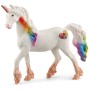 SCHLEICH Koník Bayala jednorožec kobyla srdíčková duhová figurka ručně malovaná