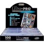 UltraPRO Platinum hologram stránkové obaly na sběratelské karty 9 kapes