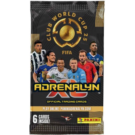 PANINI FIFA Club World Cup 2025 sběratelské karty 6ks Adrenalyn XL booster