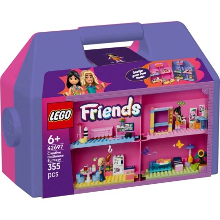 LEGO FRIENDS Kreativní kufřík a domek pro panenky 42697 STAVEBNICE