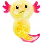 Axolotl zvířátko antistresové gelové mačkací se třpytkami 4 barvy