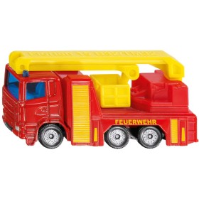 SIKU Auto hasiči s žebříkem model kovový s funkční zvedací plošinou
