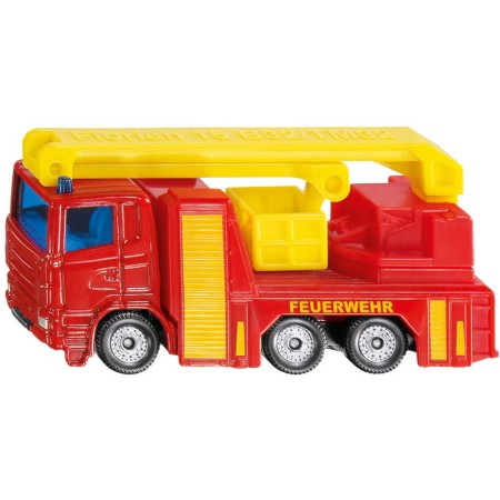 SIKU Auto hasiči s žebříkem model kovový s funkční zvedací plošinou