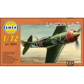 SMĚR Model letadlo Lavočkin La-7 1:72 stavebnice letadla 50 dílků