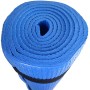 Fitness podložka Yoga 173x61cm na aerobic 4mm modrá na cvičení