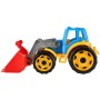 Traktor se lžící barevný nakladač na písek baby bagr volný chod 2 barvy