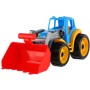 Traktor se lžící barevný nakladač na písek baby bagr volný chod 2 barvy