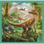 TREFL PUZZLE 3v1 Svět dinosaurů 20x20cm skládačka 106 dílků