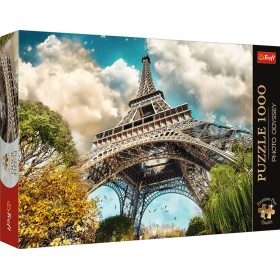 TREFL PUZZLE PREMIUM Photo Odyssey Eiffelova věž 68x48cm 1000 dílků