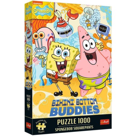 TREFL PUZZLE PREMIUM SpongeBob v bikinách 48x68cm 1000 dílků