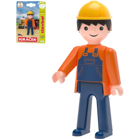EFKO IGRÁČEK MultiGO Stavbař figurka kloubová na kartě