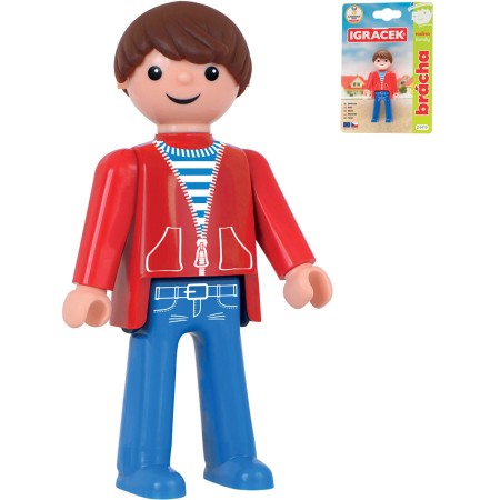 EFKO IGRÁČEK Brácha rodina figurka kloubová na kartě