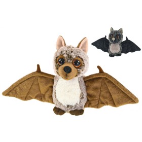 PLYŠ Netopýr 15cm stojící 2 barvy *PLYŠOVÉ HRAČKY*