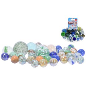 Gametime skleněné kuličky skleněnky 1000g různé barvy a velikosti