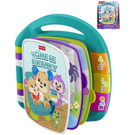 FISHER PRICE Učíme se říkanky knížka na baterie pro miminko CZ Zvuk