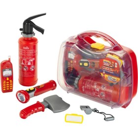 KLEIN Hasičský kufřík set hasicí přístroj s doplňky 6ks na baterie LED Světlo