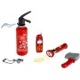 KLEIN Hasičský kufřík set hasicí přístroj s doplňky 6ks na baterie LED Světlo