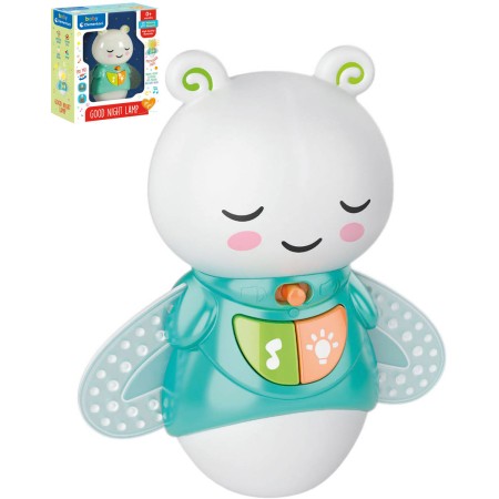 CLEMENTONI CLEMMY Lampička brouček na baterie pro miminko Světlo Zvuk