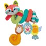 CLEMENTONI CLEMMY Baby spirála se zvířátky na kočárek pro miminko PLYŠ
