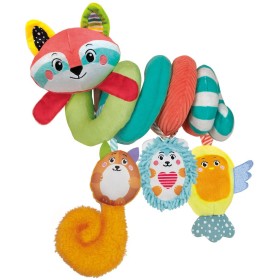 CLEMENTONI CLEMMY Baby spirála se zvířátky na kočárek pro miminko PLYŠ
