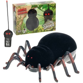 RC Pavouk 12cm na dálkové ovládání 27MHz zvířátko na baterie
