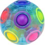 Hra 3D Hlavolam posuvný Magic Ball míček s kuličkami 3 barvy plast
