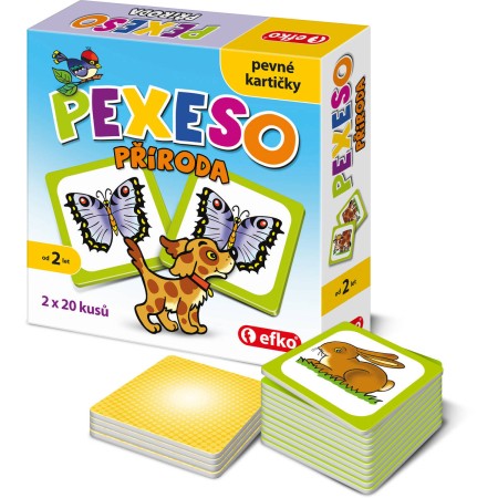 EFKO Hra baby pexeso Příroda dopravní prostředky *SPOLEČENSKÉ HRY*