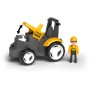EFKO IGRÁČEK MultiGO Žlutý traktor s radlicí set s figurkou Eko