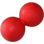 MERCO Míček masážní duální 6x12cm rehabilitační TPE červený